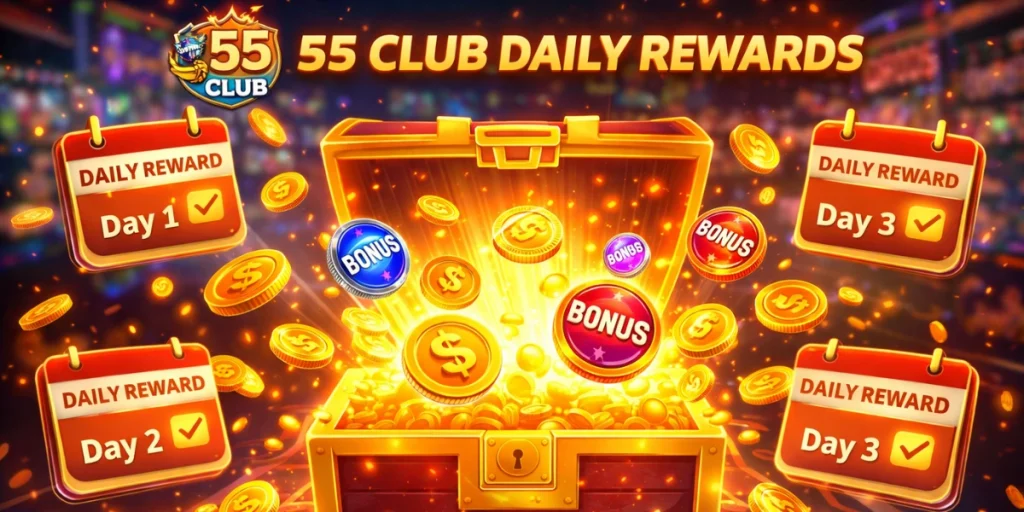 55 Club Daily Rewards